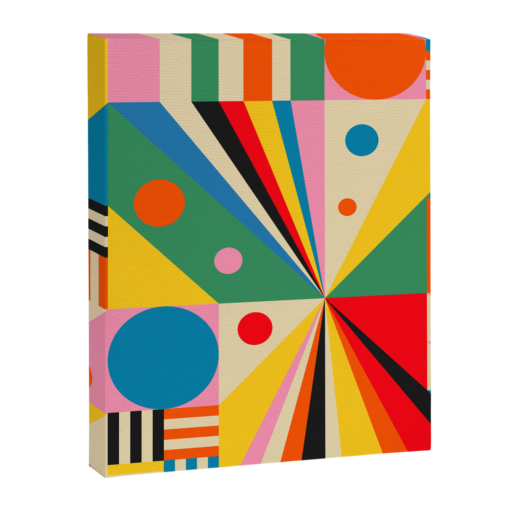 Colorful Happy Dancing Canvas Print Gallery Image 8