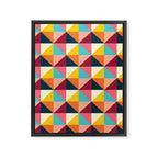 Colorful Houses Framed Canvas Print Gallery Image 8