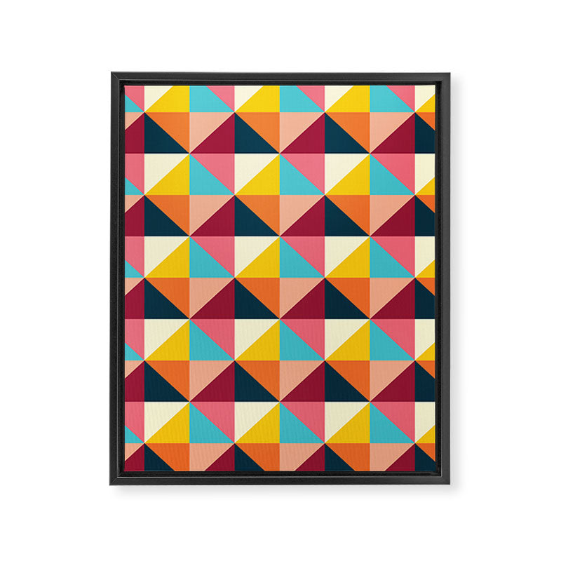 Colorful Houses Framed Canvas Print Gallery Image 8