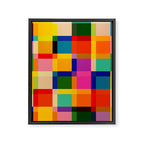 Colorful Windows Framed Canvas Print Gallery Image 8