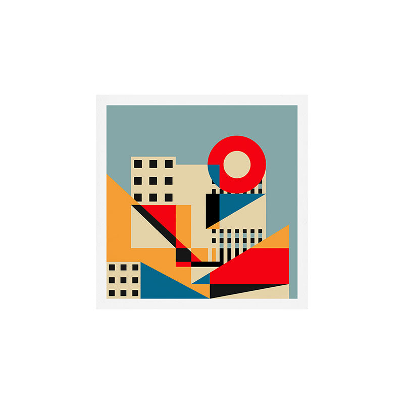 Dream Geometric City Art Print Gallery Image 1