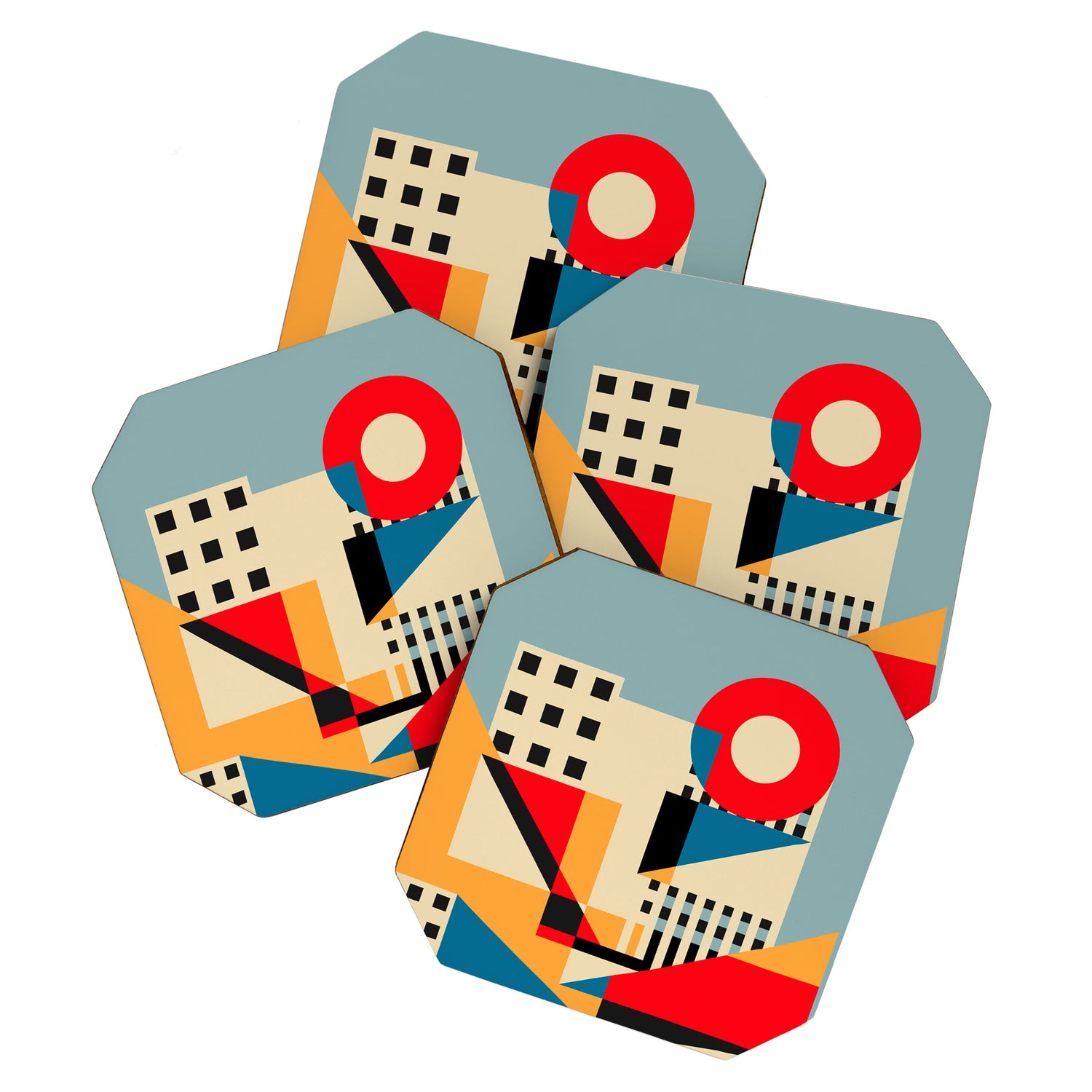 Dream Geometric City Coaster Gallery Image 1