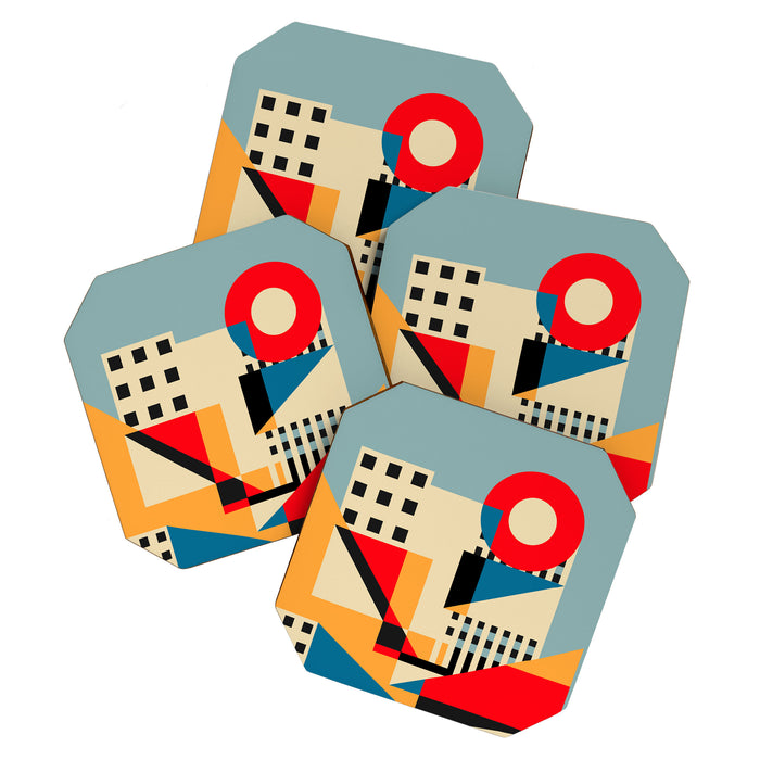Dream Geometric City Coaster Gallery Image 1