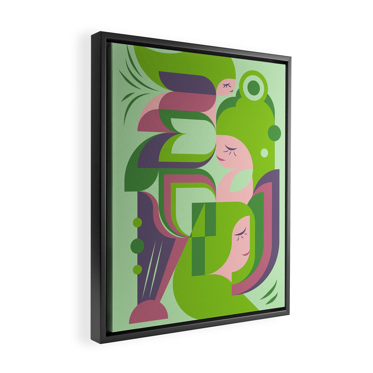 Feel the Air No.2 Framed Canvas Print Gallery Image 2