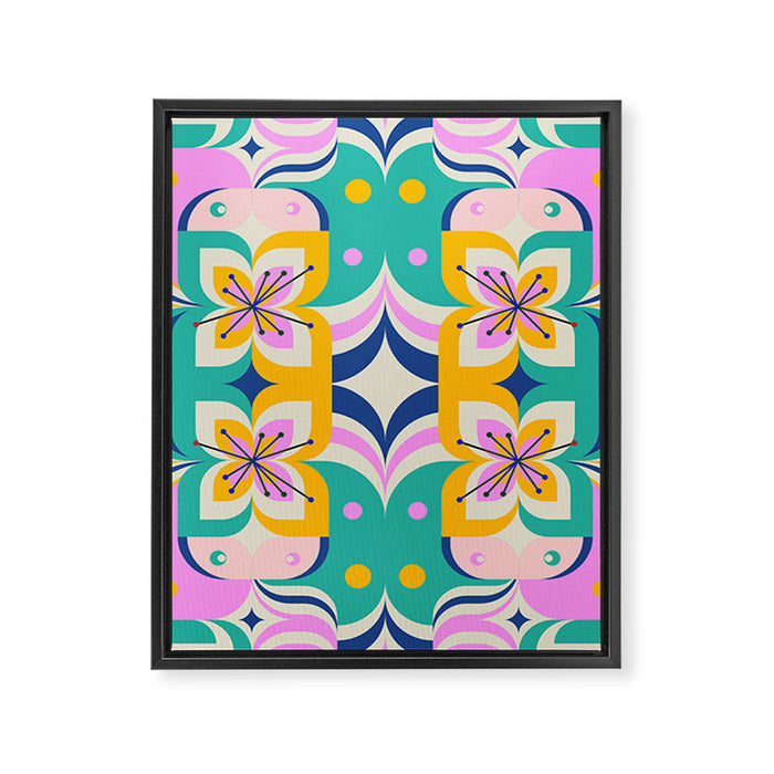 Flower Girls Framed Canvas Print Gallery Image 1