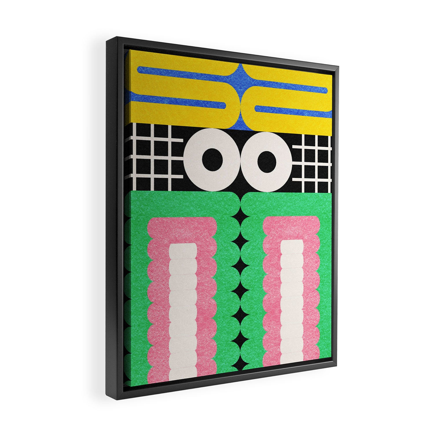 Funny Face Framed Canvas Print Gallery Image 2