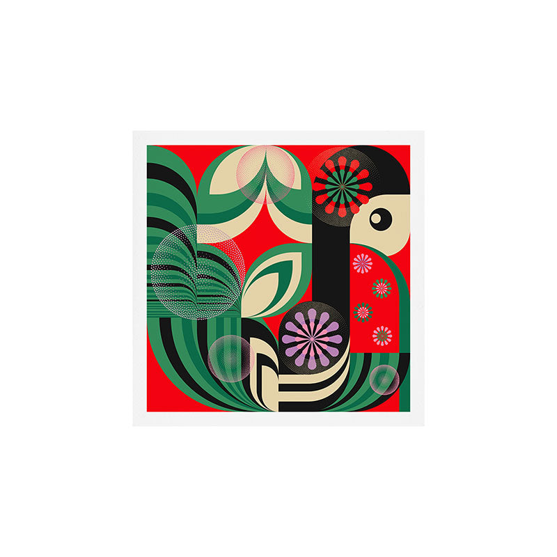 Geisha Sakura Girl Art Print Gallery Image 1