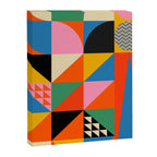 Geometric abstraction in colorful shapes   Canvas Print Gallery Image 6