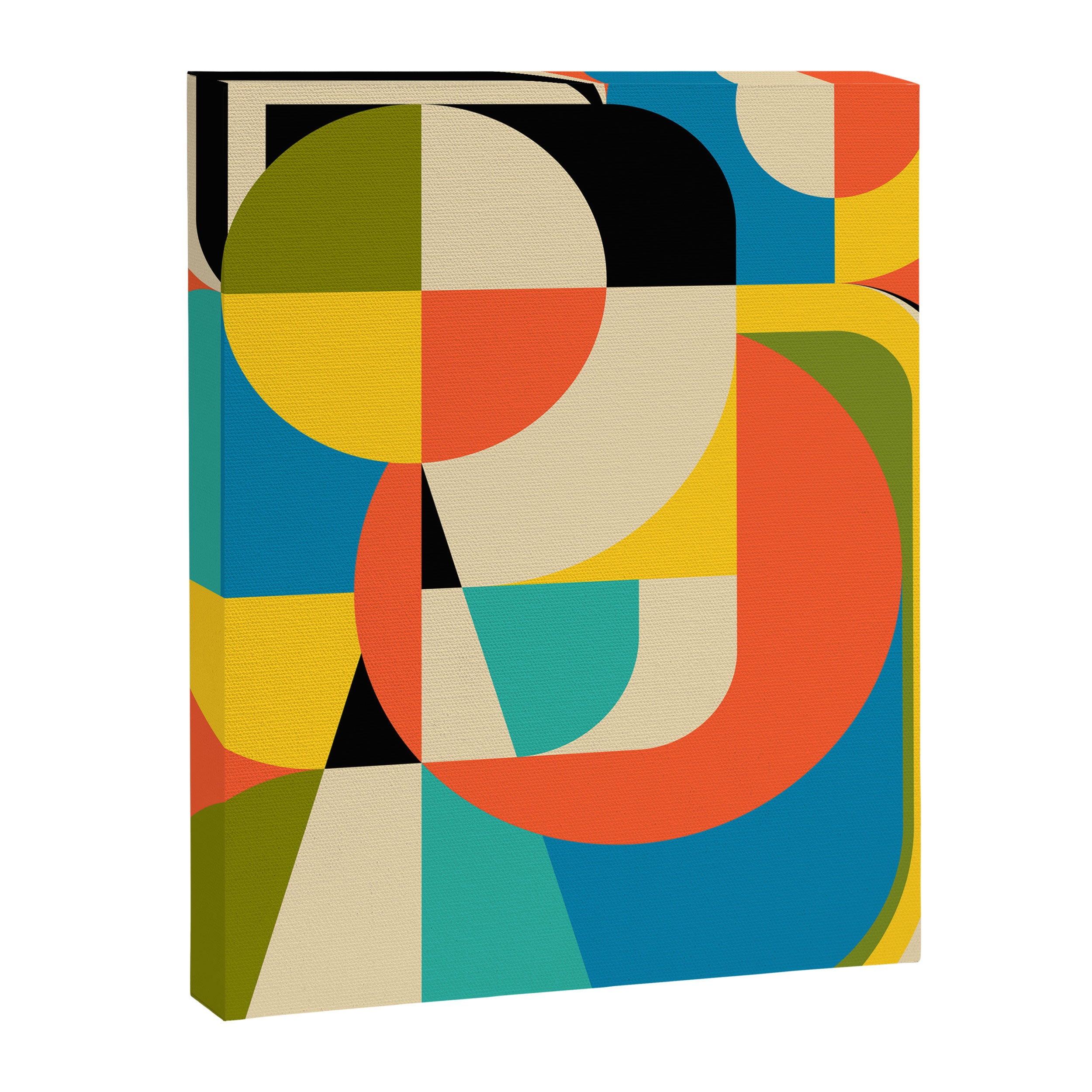Geometric Figurative Canvas Print Gallery Image 6