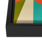 Geometric Figurative Framed Canvas Print Gallery Image 3