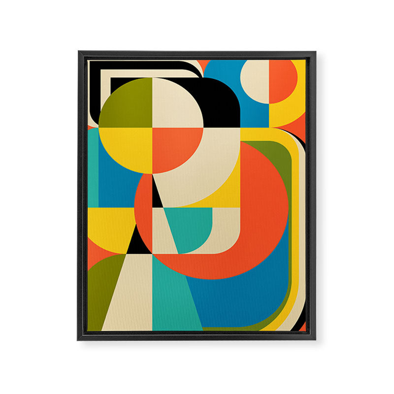 Geometric Figurative Framed Canvas Print Gallery Image 6