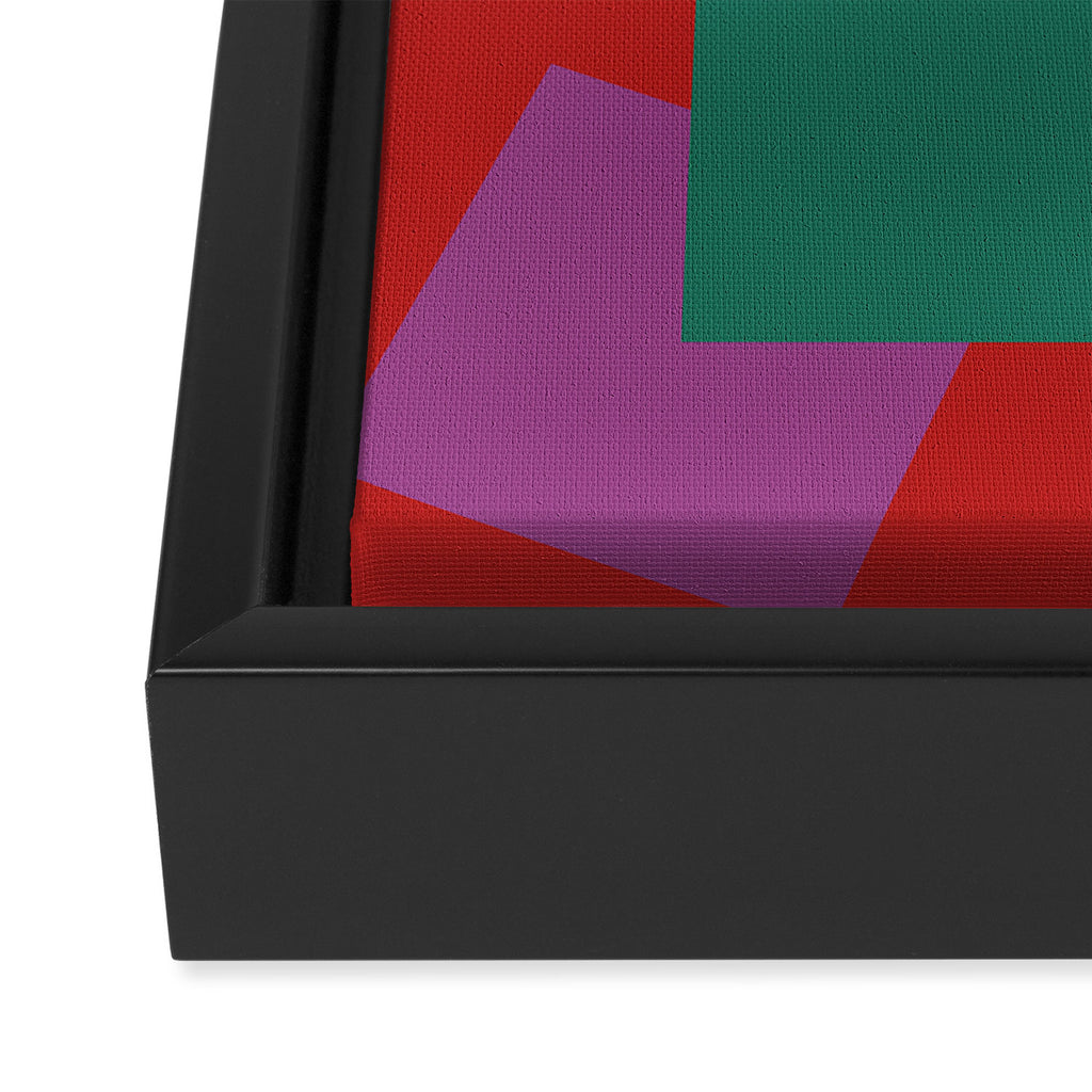 Geometric Movement Framed Canvas Print Gallery Image 3