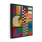 Geometric Movement Framed Canvas Print Gallery Image 2