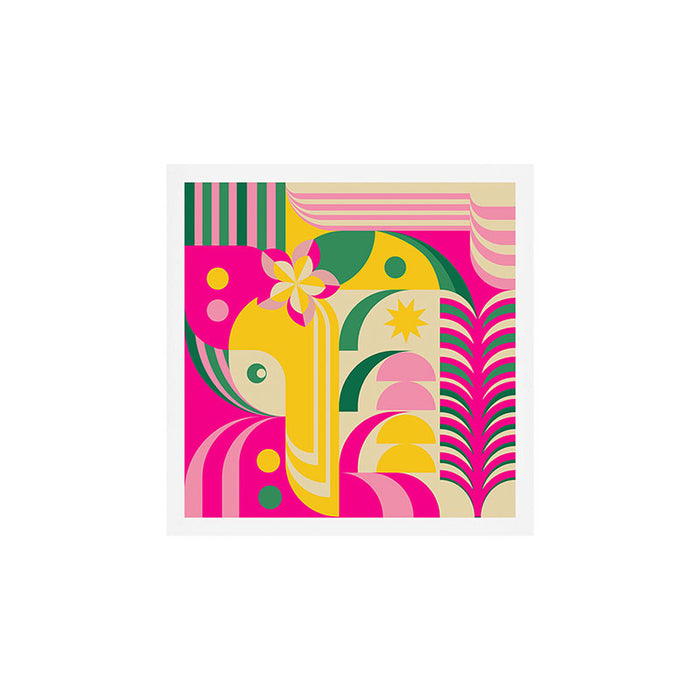 Girl in Tropical Island Art Print Gallery Image 1