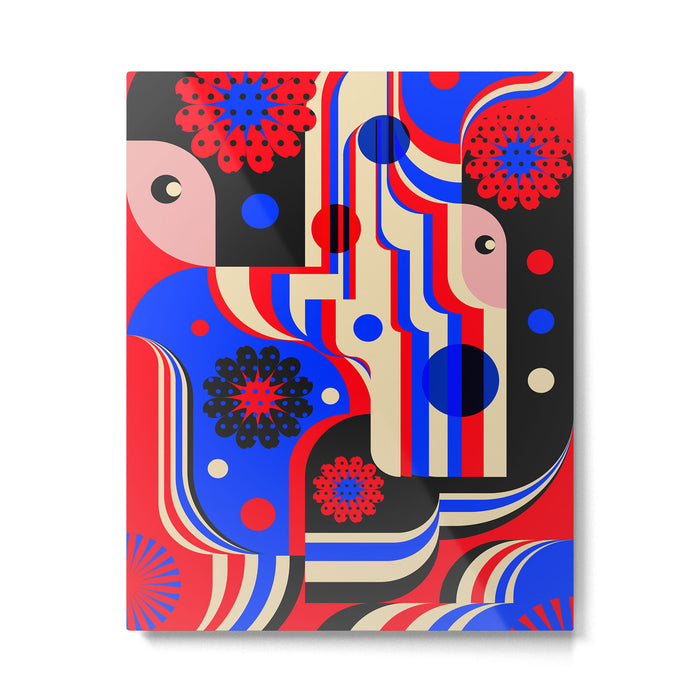 Girls in Blue Metal Print Gallery Image 1