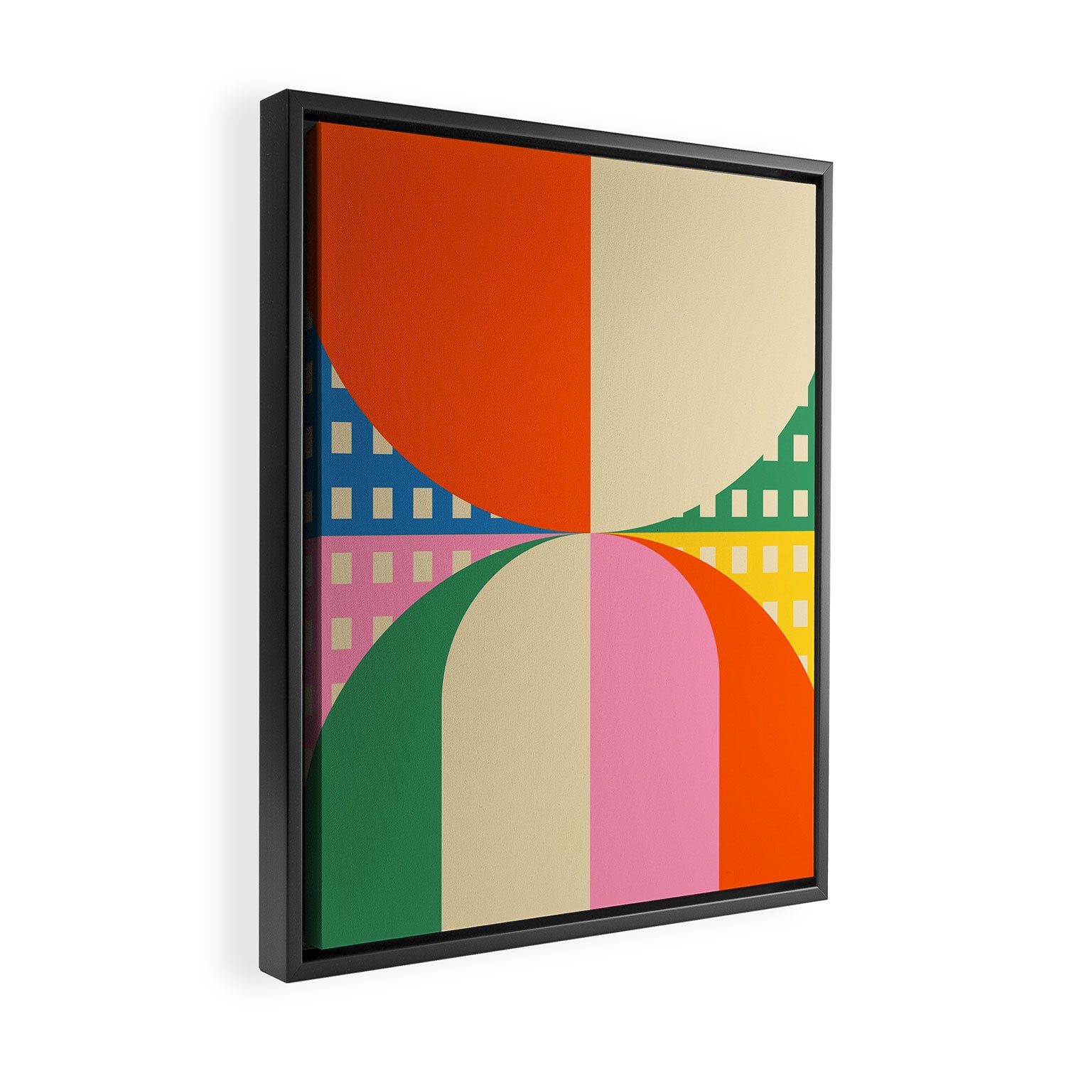 HAPPY BALANCE Framed Canvas Print Gallery Image 2