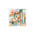 Happy Coastal Life Art Print Gallery Image 1