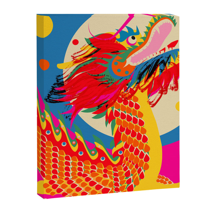 Happy Dragon Canvas Print Gallery Image 1