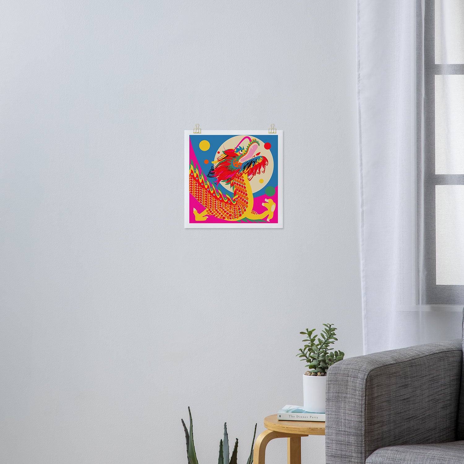 Happy Dragon Art Print Gallery Image 3