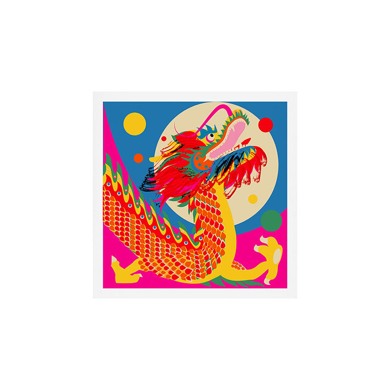 Happy Dragon Art Print Gallery Image 1