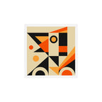Happy Geometric Abstraction Art Print Gallery Image 1