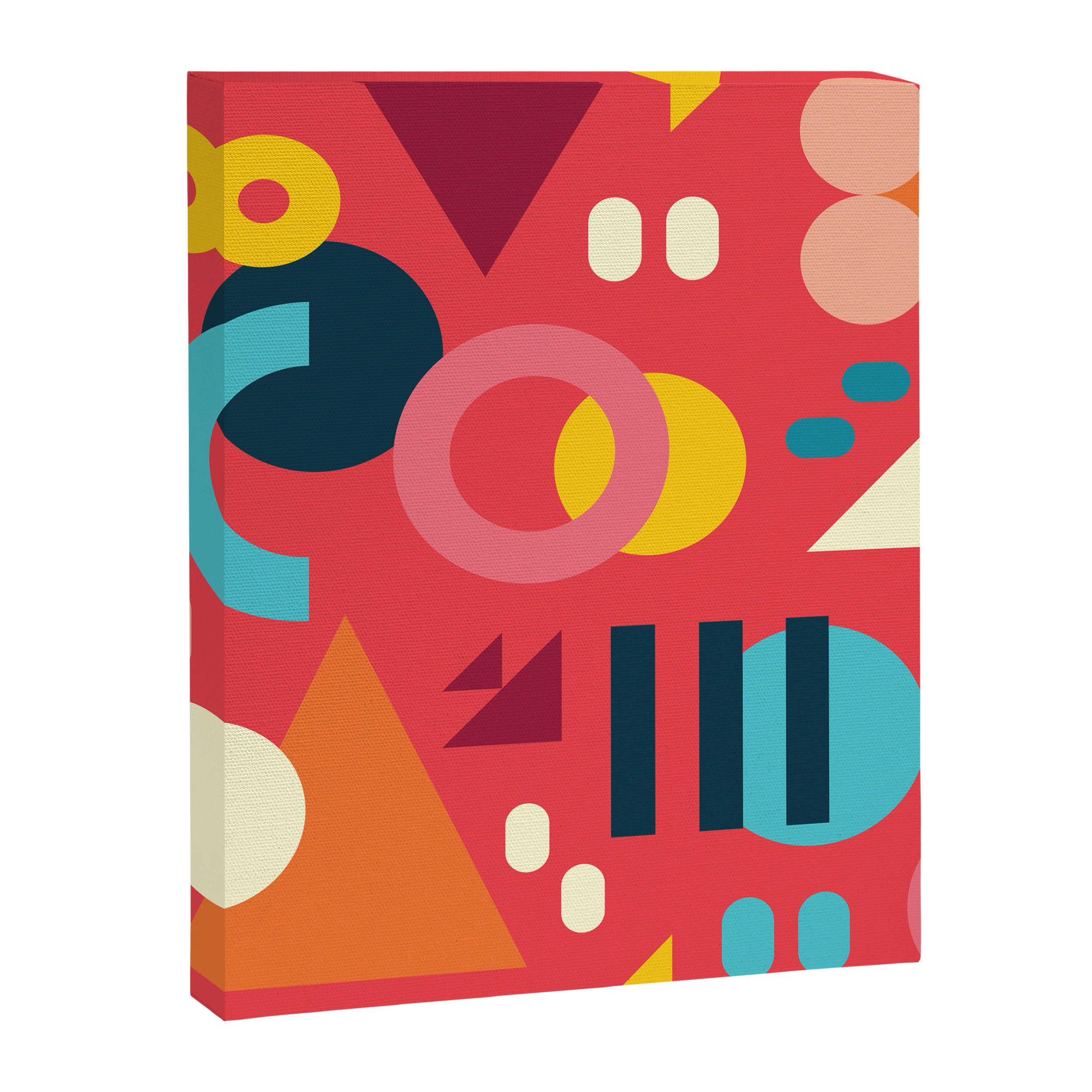 Happy Geometrics Canvas Print Gallery Image 8