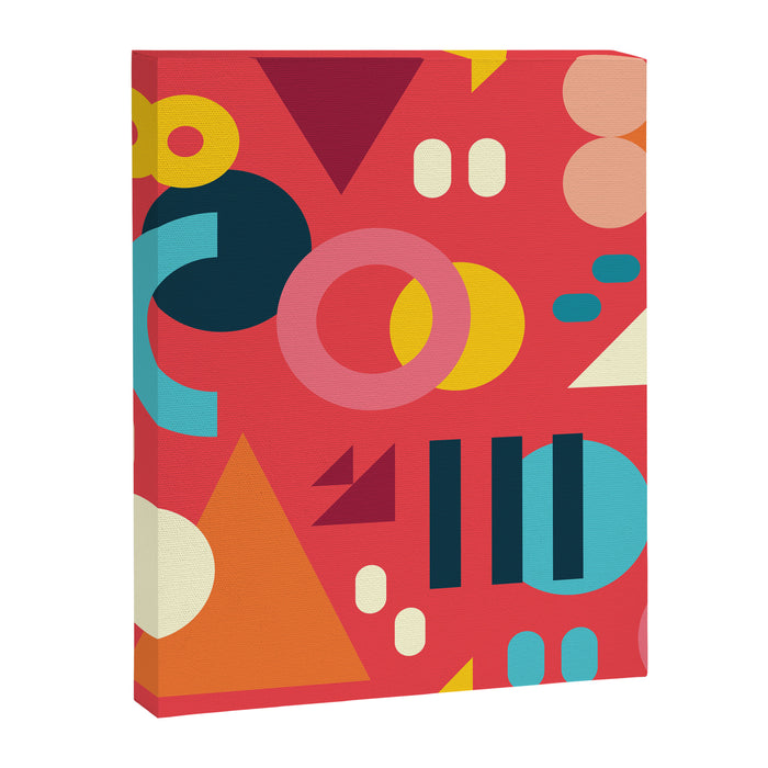 Happy Geometrics Canvas Print Gallery Image 1