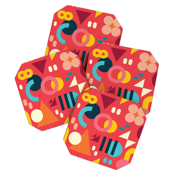 Happy Geometrics Coaster Gallery Image 1