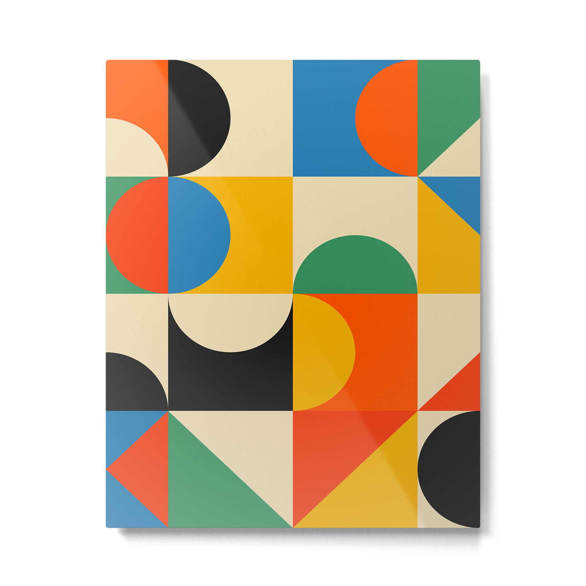 Happy Geometry Metal Print Gallery Image 6