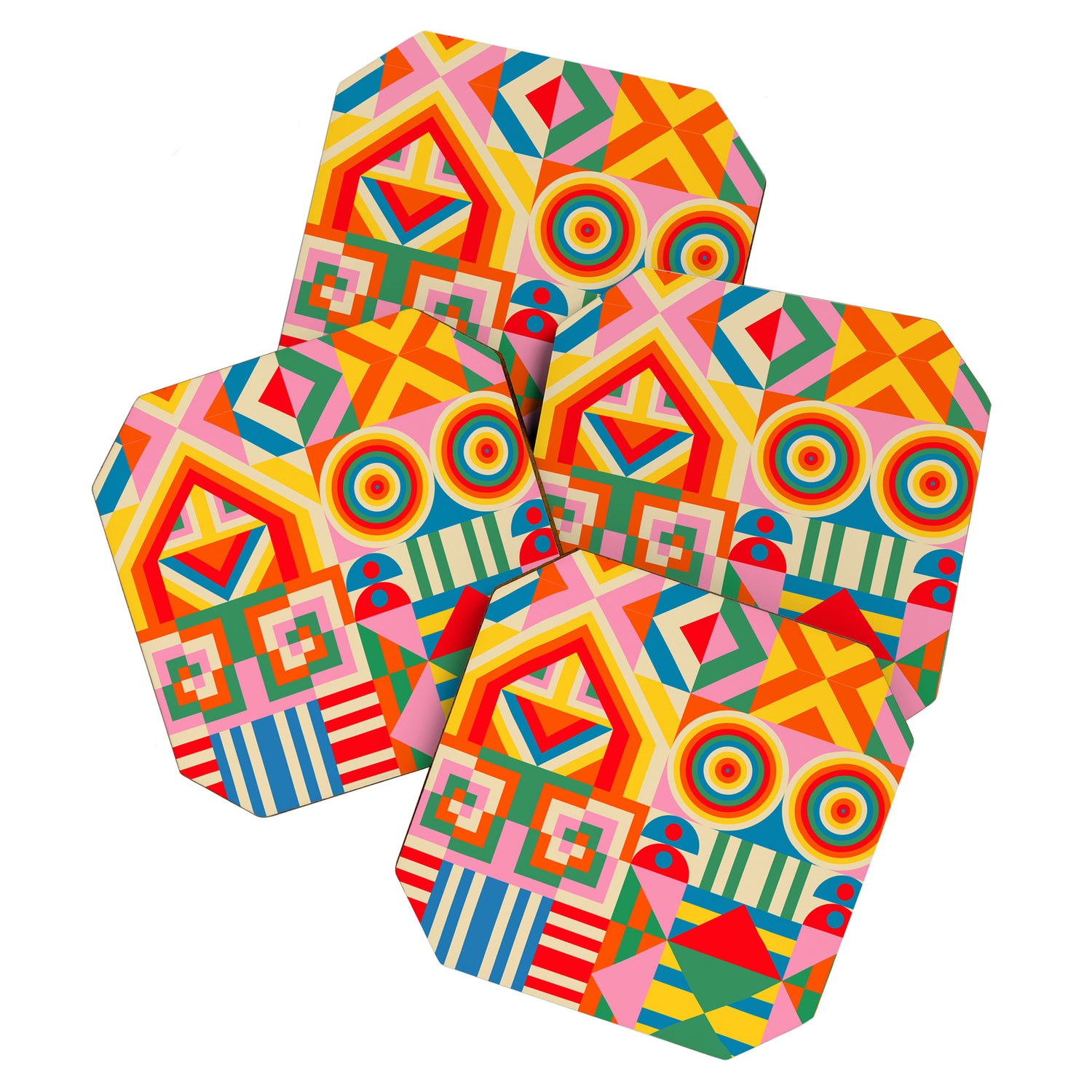 Happy Quilt Coaster Gallery Image 1