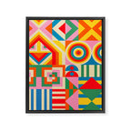 Happy Quilt Framed Canvas Print Gallery Image 8