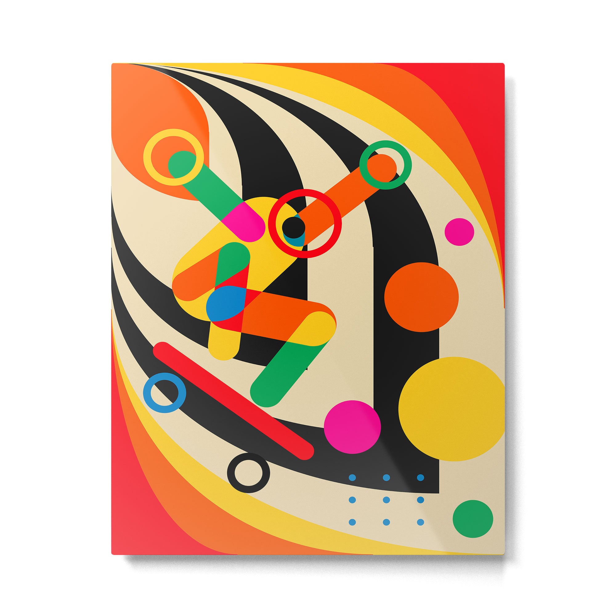 Happy Skateboarding Metal Print Gallery Image 4