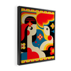 Happy Sun kissed Girls Framed Canvas Print Gallery Image 2