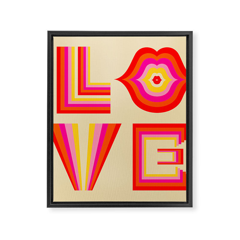 Love Framed Canvas Print Gallery Image 3