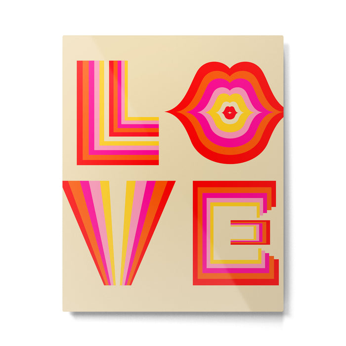 Love Metal Print Gallery Image 1