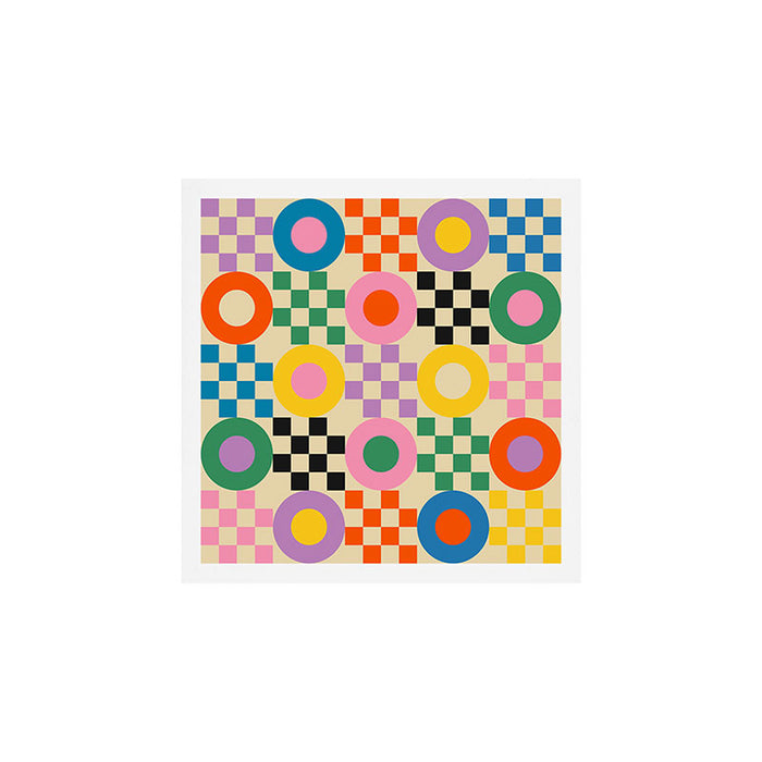 Lucky Checkerboard Art Print Gallery Image 1