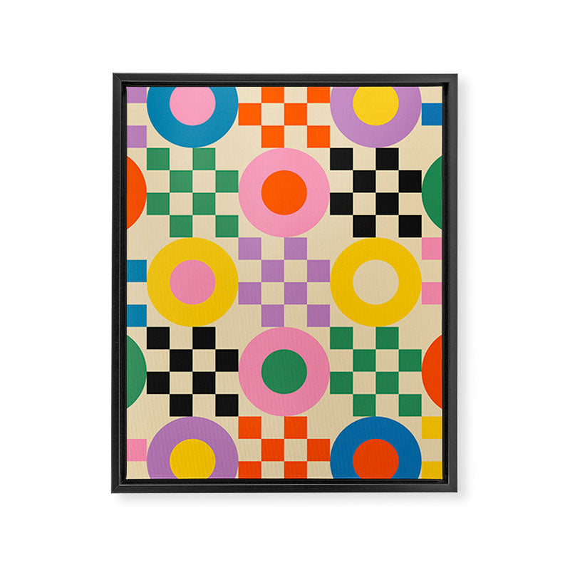 Lucky Checkerboard Framed Canvas Print Gallery Image 8