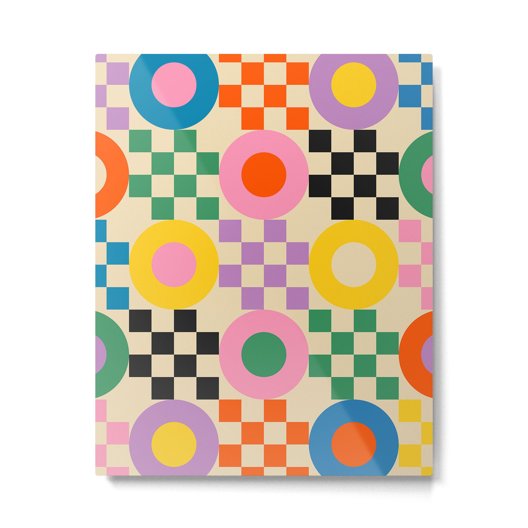 Lucky Checkerboard Metal Print Gallery Image 6