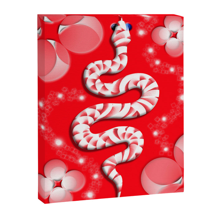Lucky Red Snake Canvas Print Gallery Image 1