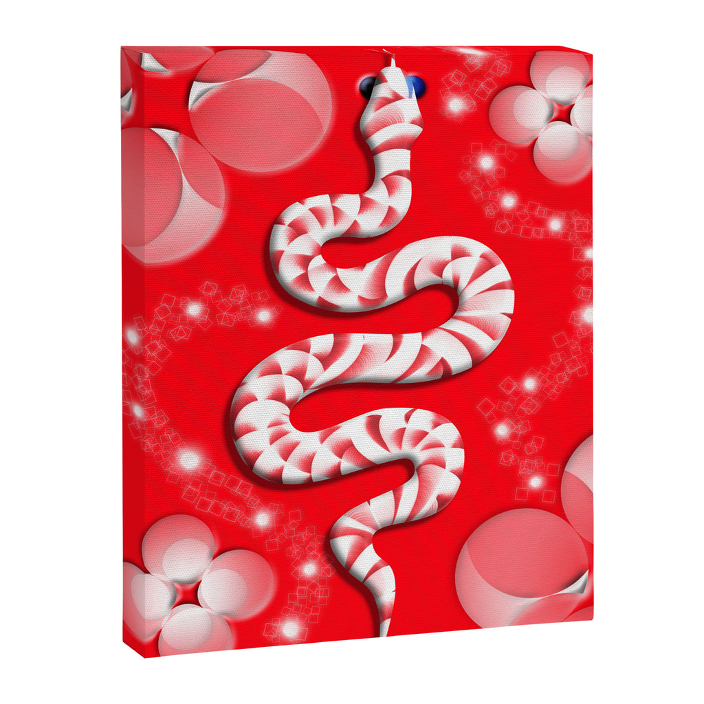 Lucky Red Snake Canvas Print Gallery Image 6