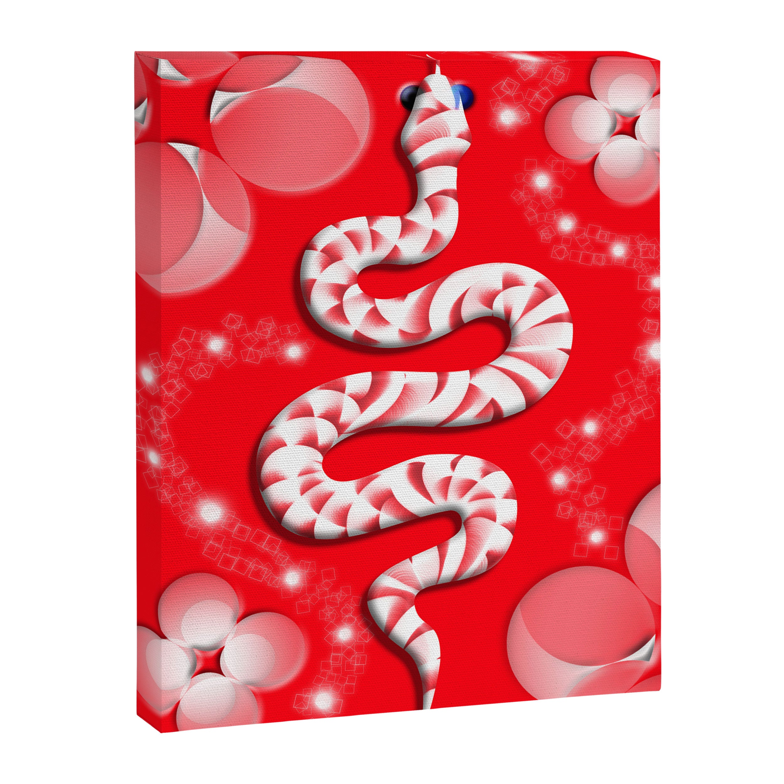 Lucky Red Snake Canvas Print Gallery Image 6