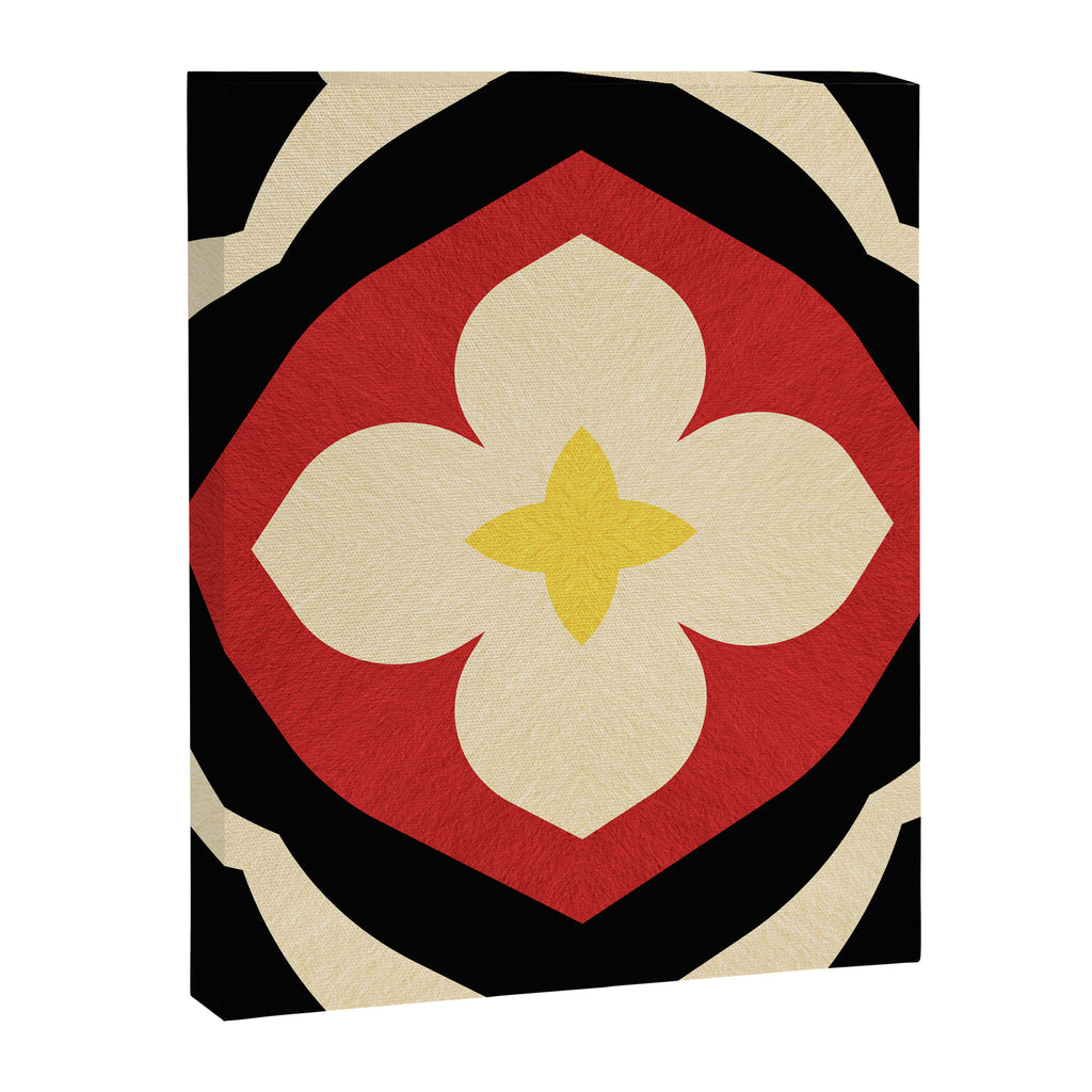 Mid-Century Modern Flower Canvas Print Gallery Image 8
