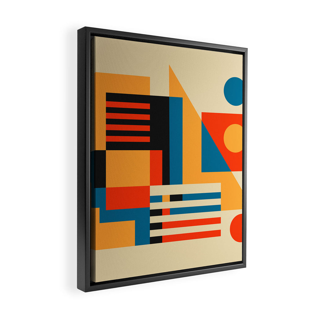 Modern Architecture Framed Canvas Print Gallery Image 2