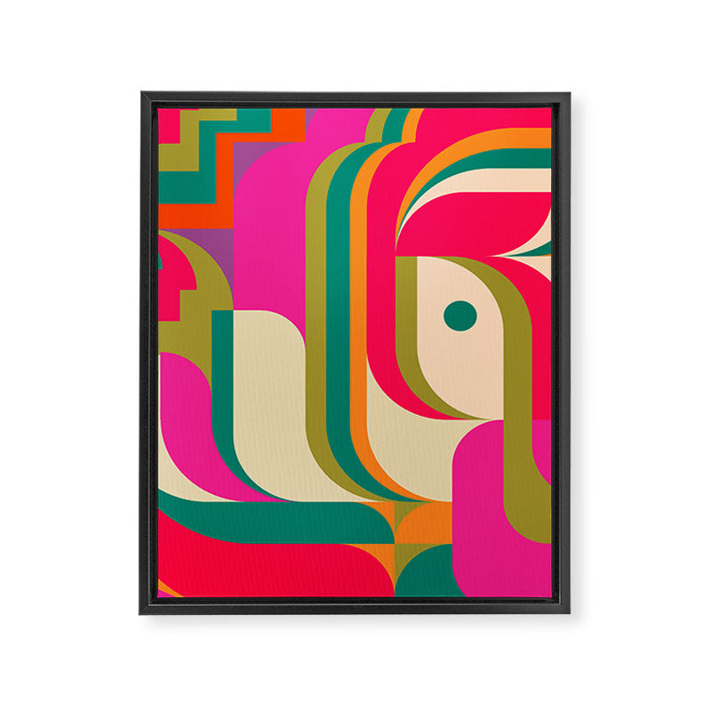 Pinky Girl Framed Canvas Print Gallery Image 8