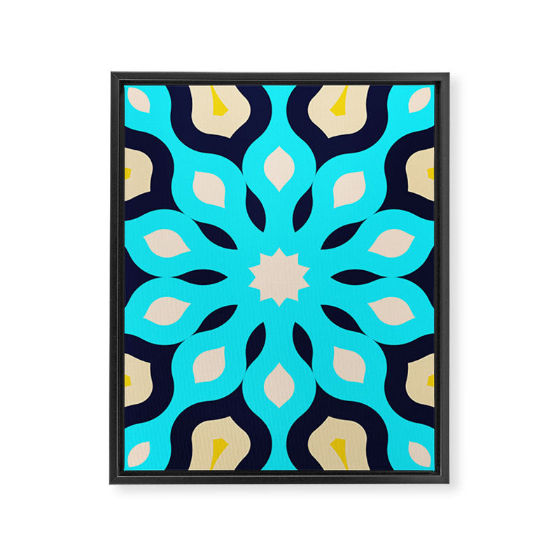 Power of Blue Lotus Framed Canvas Print Gallery Image 6