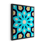 Power of Blue Lotus Framed Canvas Print Gallery Image 2