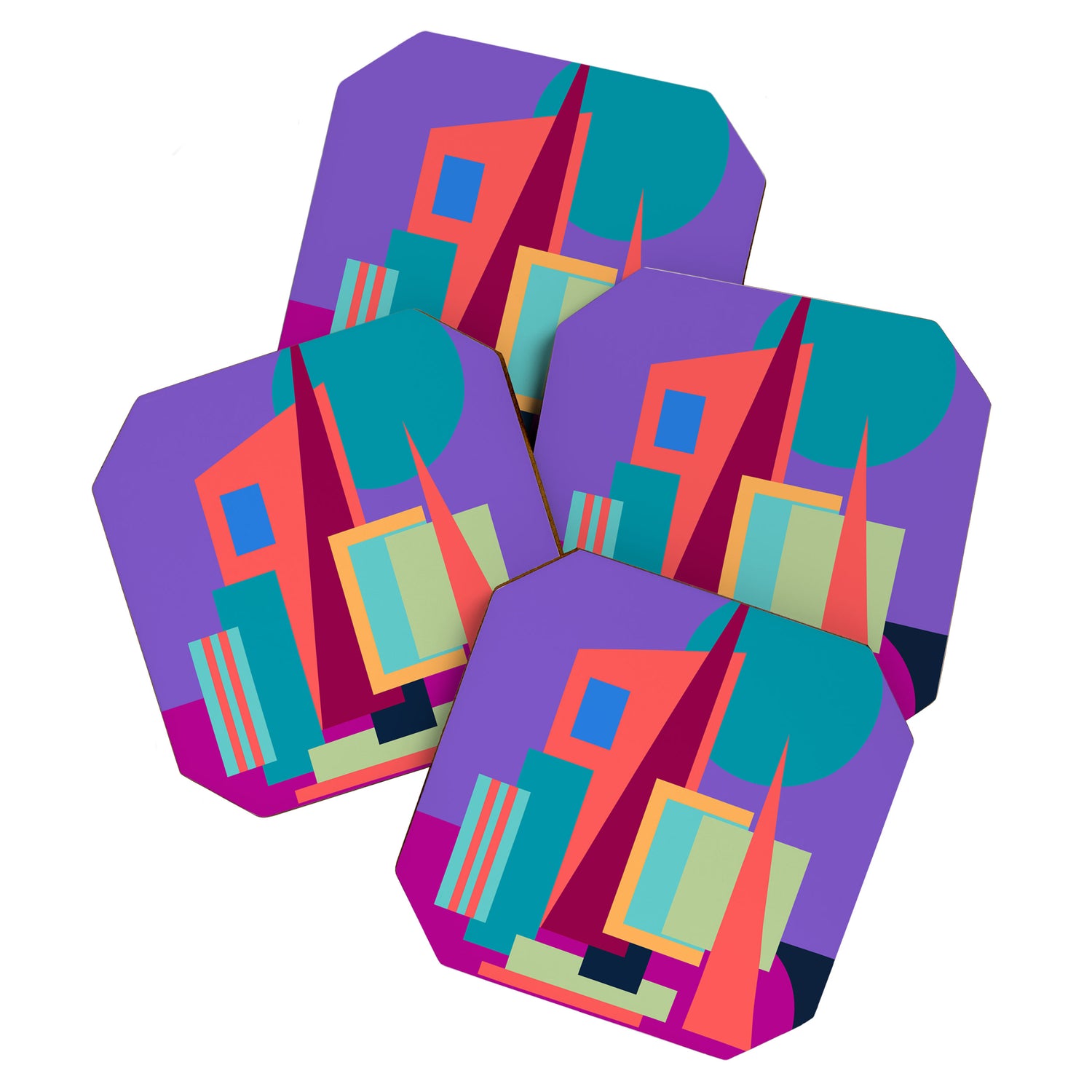 Purple City Coaster Gallery Image 1