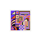 Purple Island Art Print Gallery Image 1