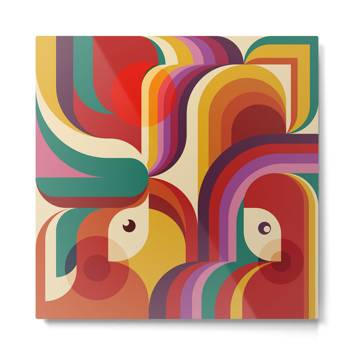 Rainbow Girls Metal Print Gallery Image 1