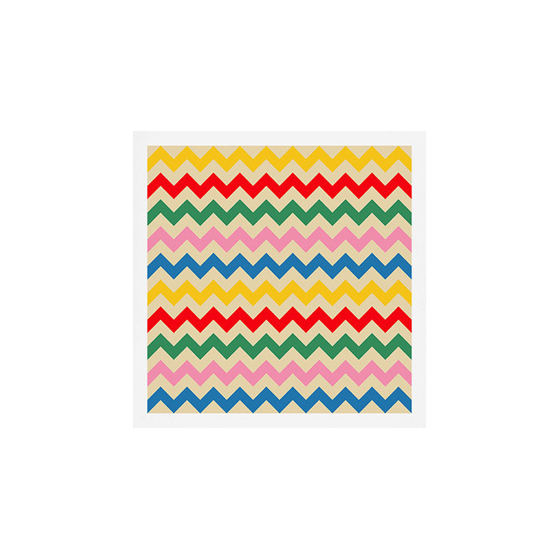 Rainbow Happy Waves Art Print Gallery Image 1